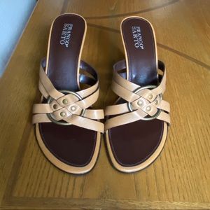 Franco Sarto Cubano Wedge Slides Size 9.5